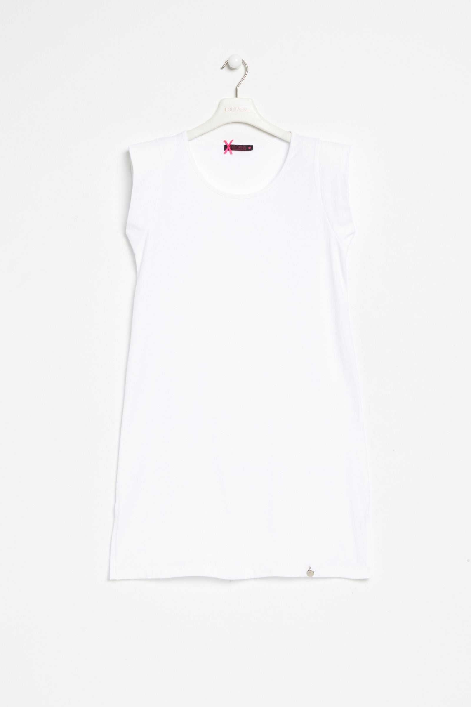 Lolitas&l Vestido Blanco Liso Con Manga Pegada Lolitas&L