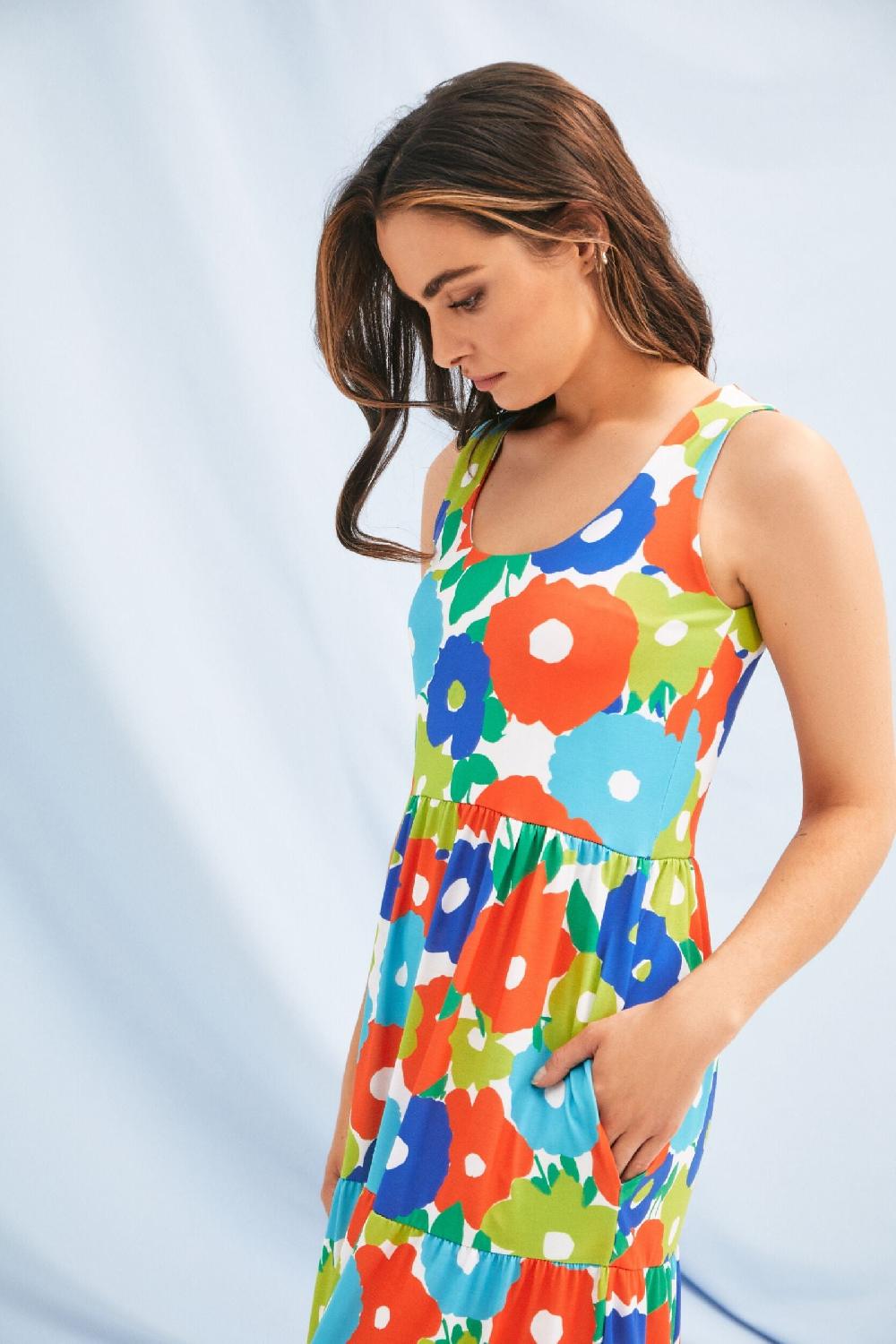 Lolitas&l Vestido De Tirantes Estampado De Flores Largo Lolitas&L