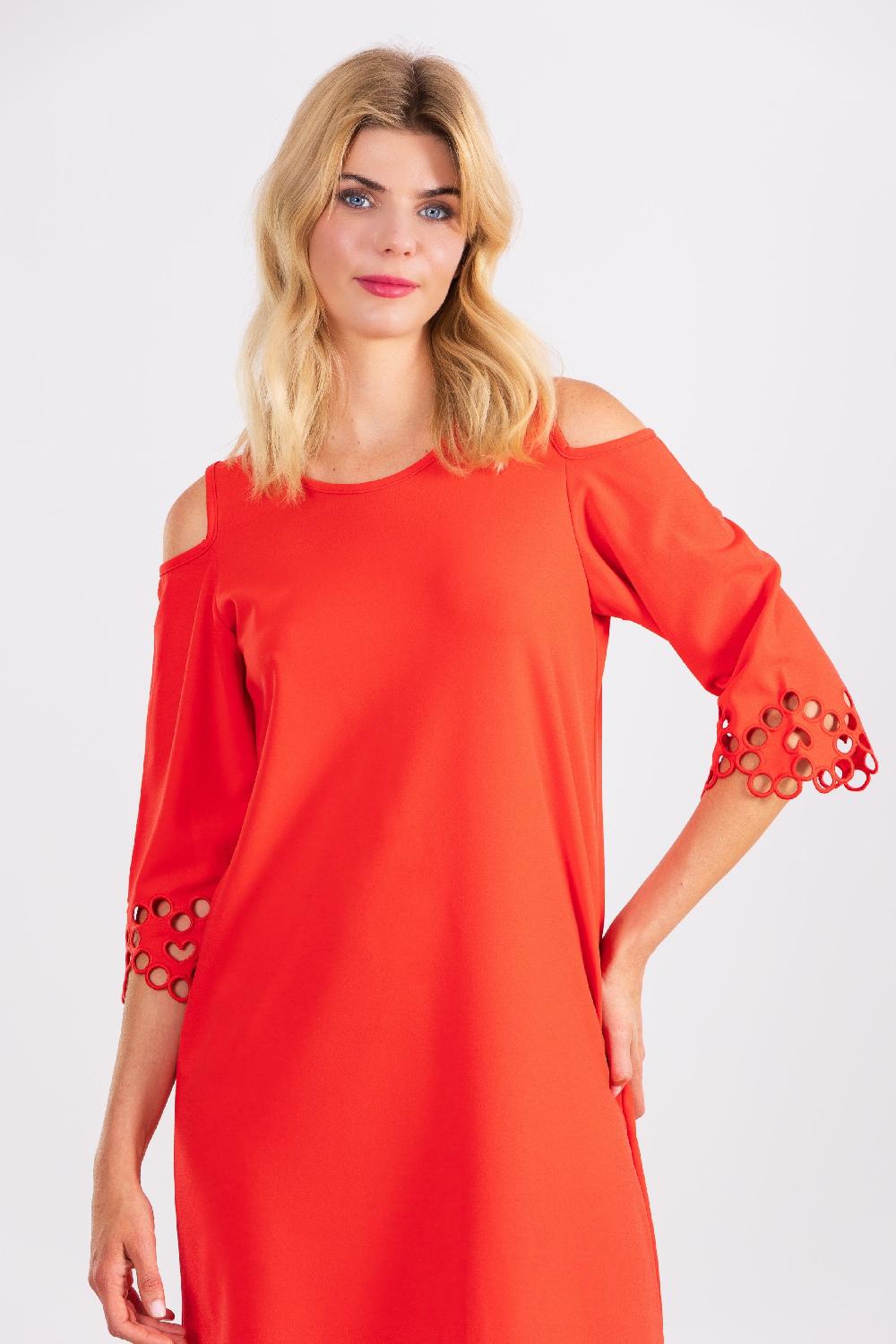 Lolitas&l Vestido Lampone Corto Suelto Con Hombro Desubierto LolitasyL