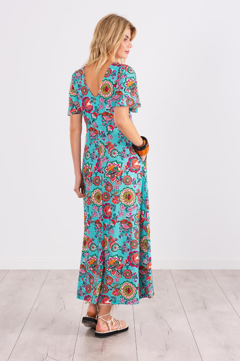 Lolitas&l Vestido Largo Estampado Mandala Anudado LolitasyL