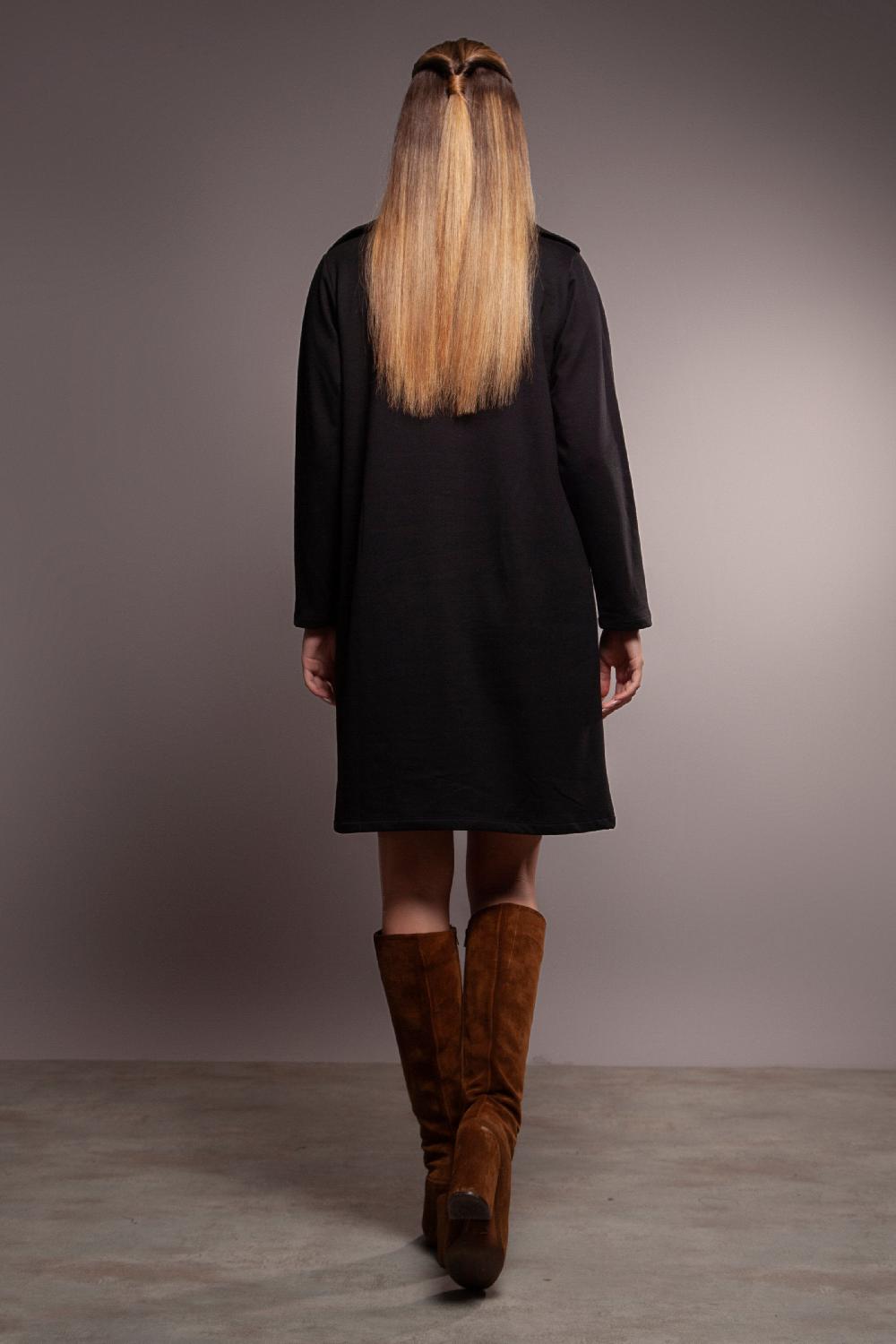 Lolitas&l Vestido Negro Cremalleras Doradas Lolitas&L