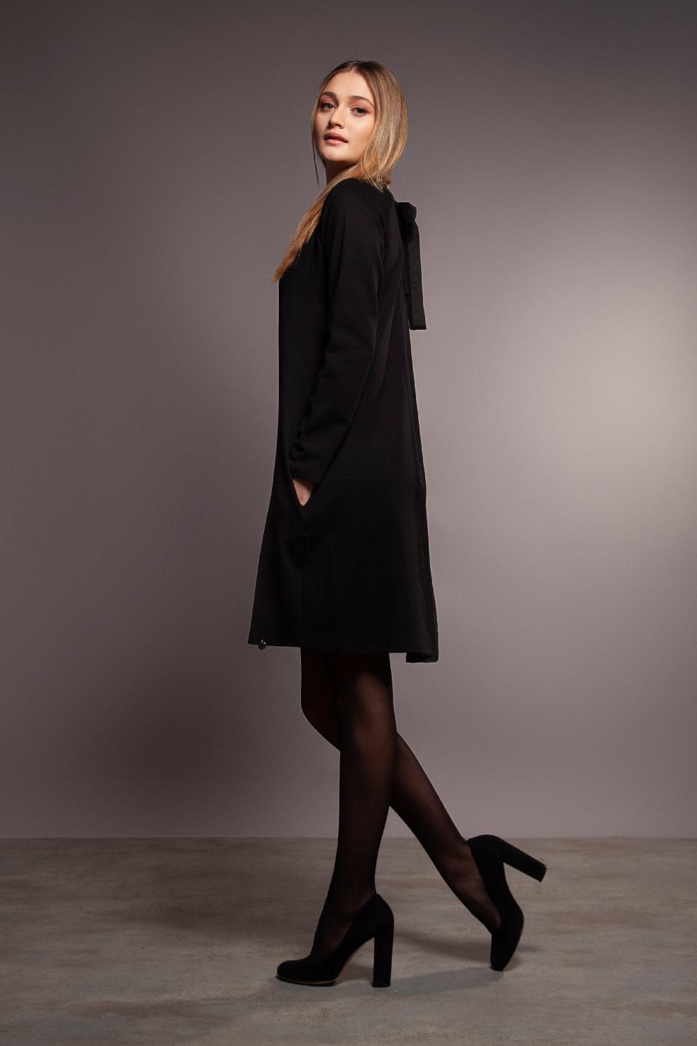 Lolitas&l Vestido Negro Lazada En La Espalda Lolitas&L