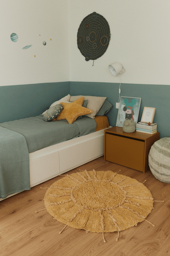 Lorena Canals ALFOMBRA DE ALGODÓN LAVABLE SOLAR MULTISHAPE