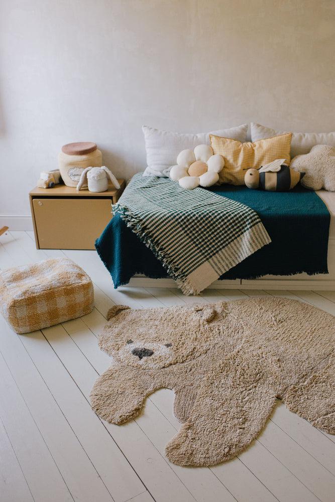 Lorena Canals ALFOMBRA DE ANIMAL LAVABLE DE ALGODÓN BEAR