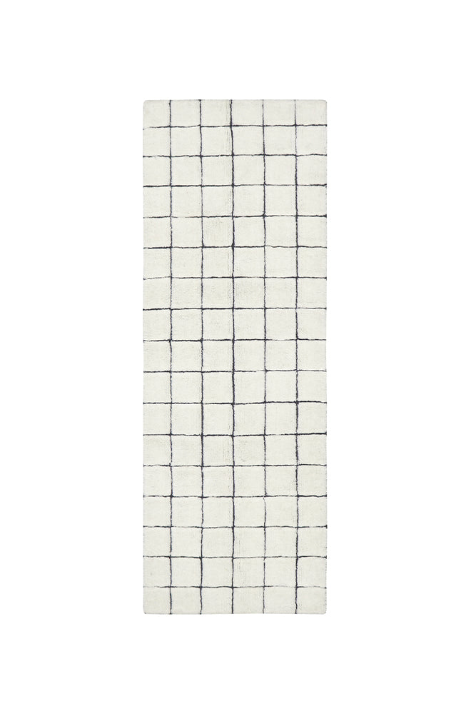 lorena canals ALFOMBRA DE LANA DE PASILLO MOSAIC NATURAL