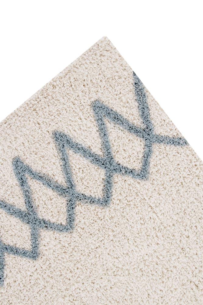 Lorena Canals ALFOMBRA LAVABLE ATLAS NATURAL/VINTAGE BLUE