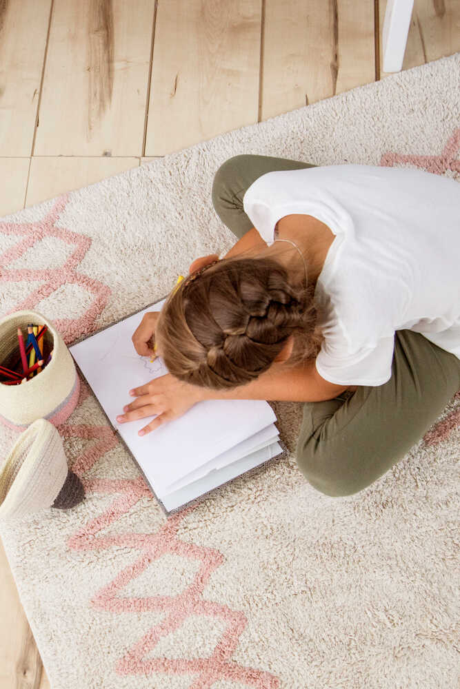 Lorena Canals ALFOMBRA LAVABLE ATLAS NATURAL VINTAGE NUDE