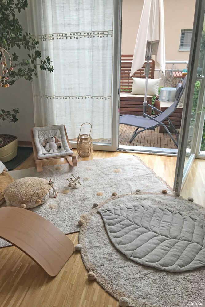 Lorena Canals ALFOMBRA LAVABLE BUBBLY NATURAL - HONEY