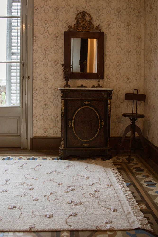 Lorena Canals ALFOMBRA LAVABLE ENGLISH GARDEN IVORY