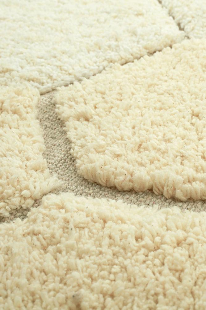 Lorena Canals ALFOMBRA LAVABLE REDONDA HONEYCOMB GOLDEN