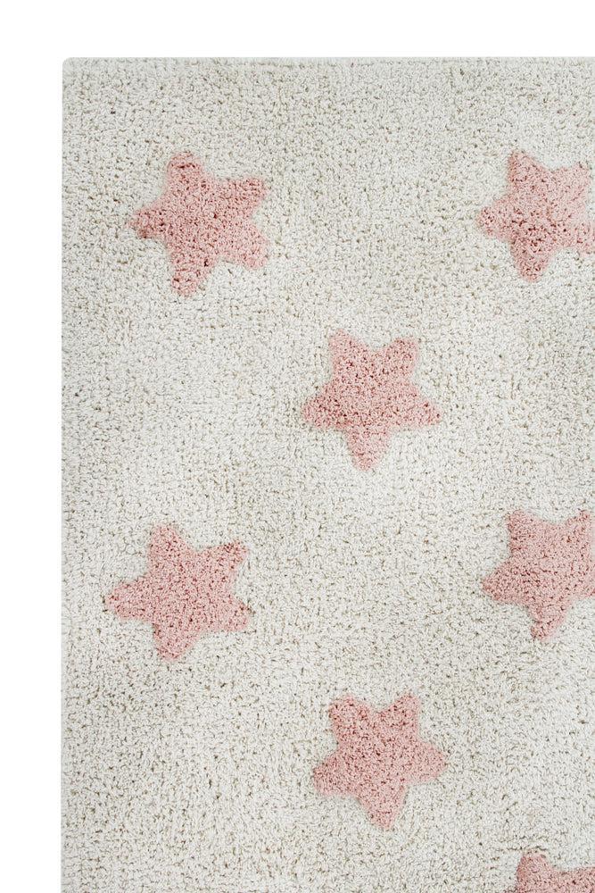 Lorena Canals ALFOMBRA LAVABLE STARS NATURAL-VINTAGE NUDE