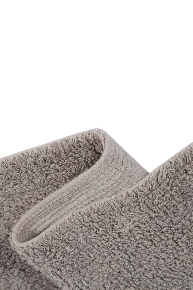 Lorena Canals ALFOMBRA LAVABLE TRICOLOR LUNARES GRIS-ROSA