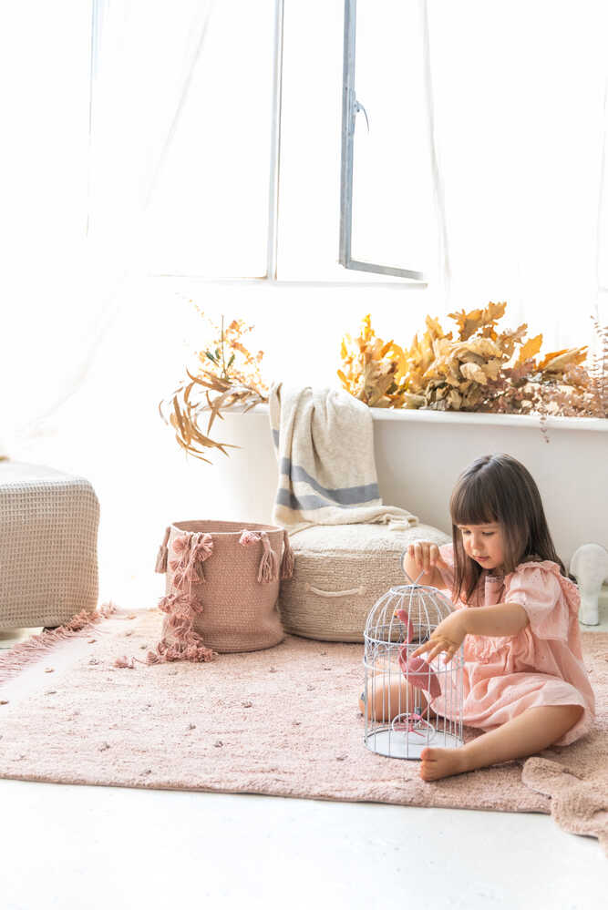 Lorena Canals ALFOMBRA LAVABLE WOODS SYMPHONY VINTAGE NUDE