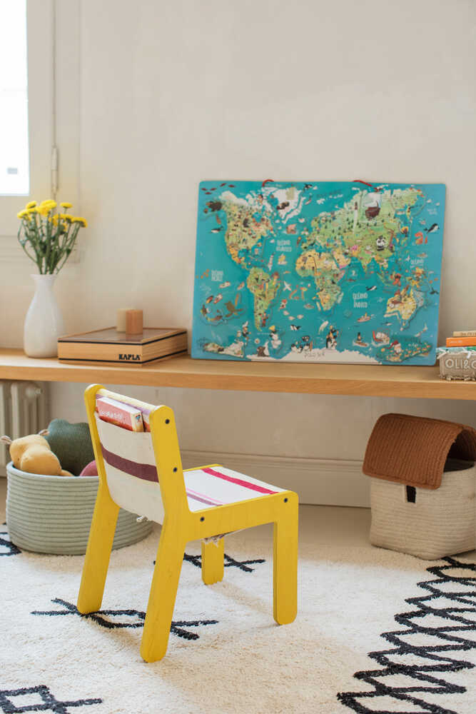 Lorena Canals ALFOMBRA LAVABLE ATLAS NATURAL-NEGRO