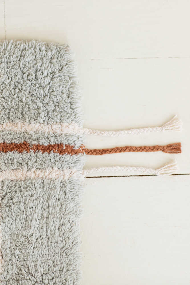 Lorena Canals Alfombra Lavable Cloth Blue Sage