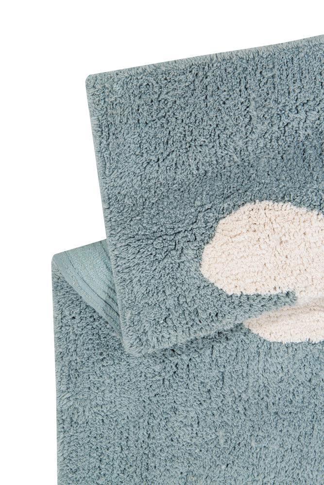 Lorena Canals ALFOMBRA LAVABLE CLOUDS VINTAGE BLUE