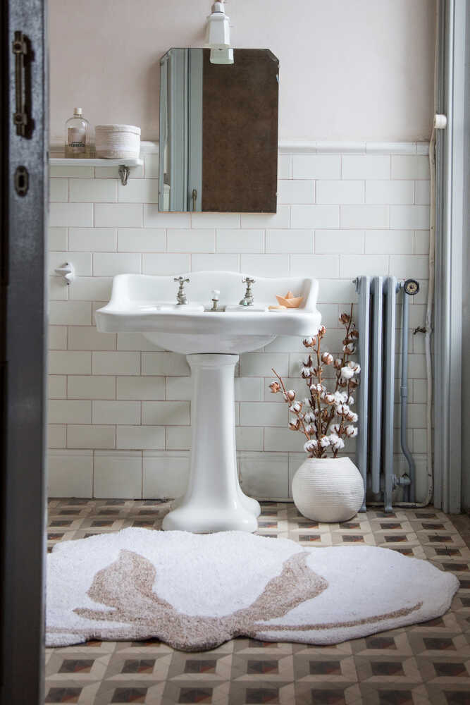 Lorena Canals ALFOMBRA LAVABLE COTTON FLOWER