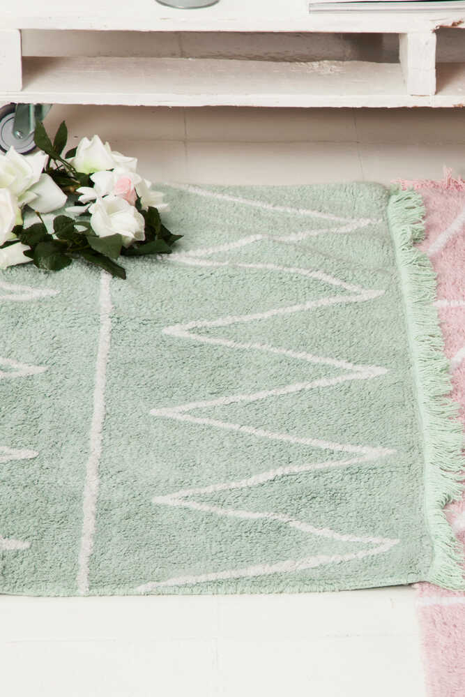 Lorena Canals ALFOMBRA LAVABLE HIPPY MINT