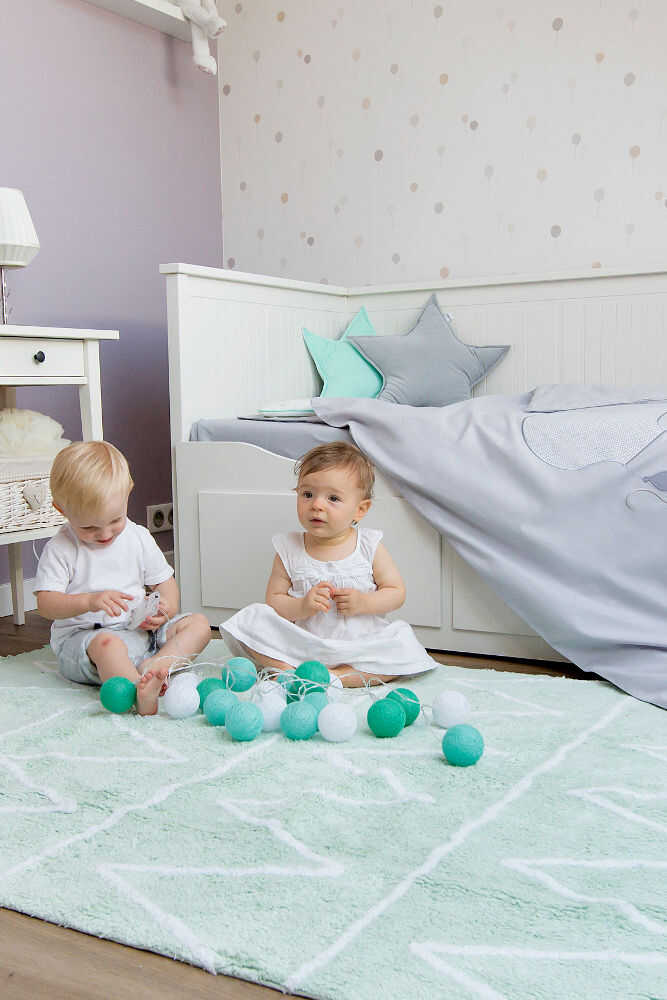 Lorena Canals ALFOMBRA LAVABLE HIPPY MINT