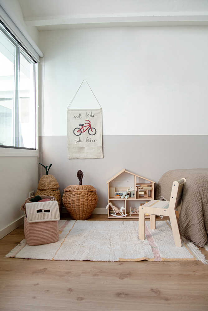 Lorena Canals ALFOMBRA LAVABLE LANES VINTAGE NUDE