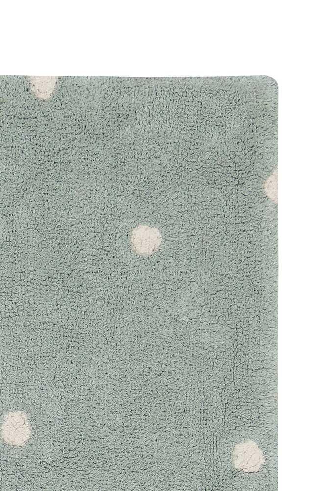 Lorena Canals ALFOMBRA LAVABLE MINI DOT BLUE SAGE