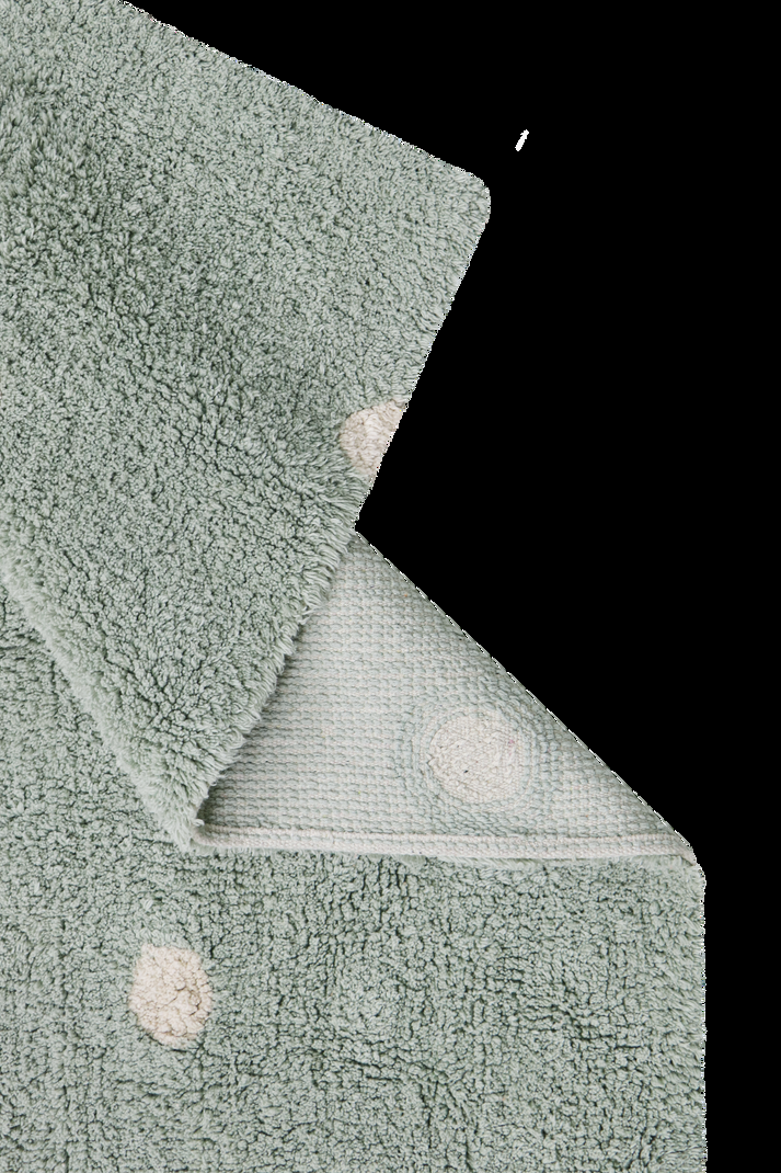 Lorena Canals ALFOMBRA LAVABLE MINI DOT BLUE SAGE