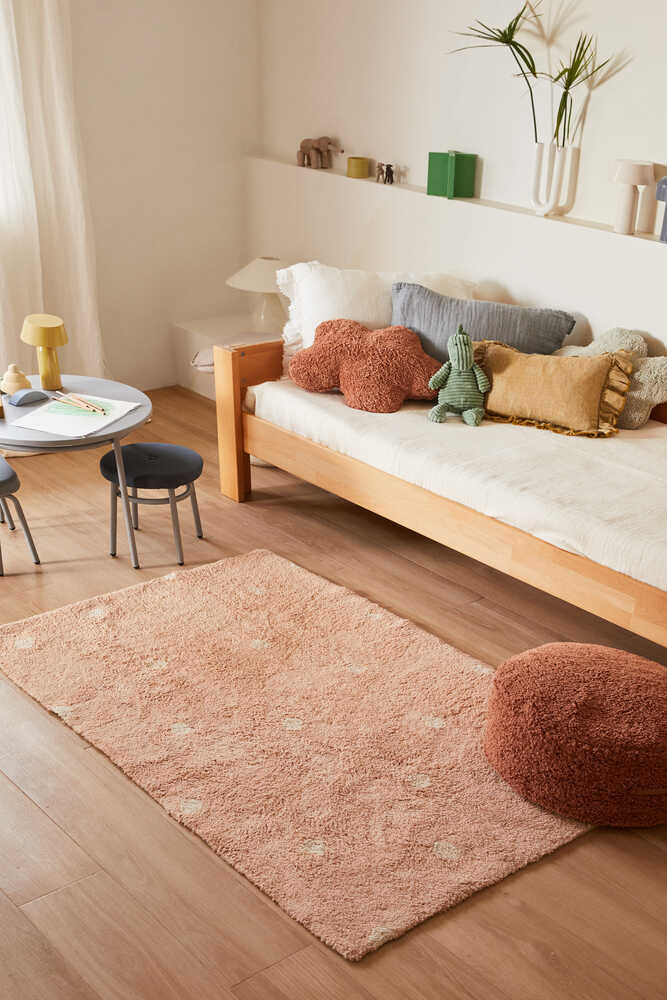 Lorena Canals ALFOMBRA LAVABLE MINI DOT ROSE