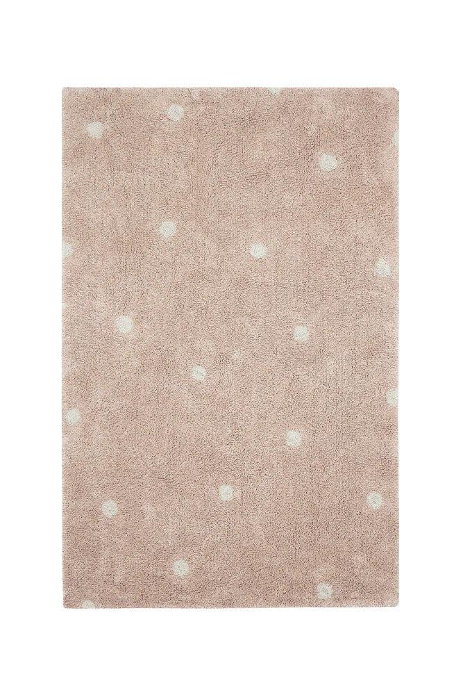 lorena canals ALFOMBRA LAVABLE MINI DOT ROSE
