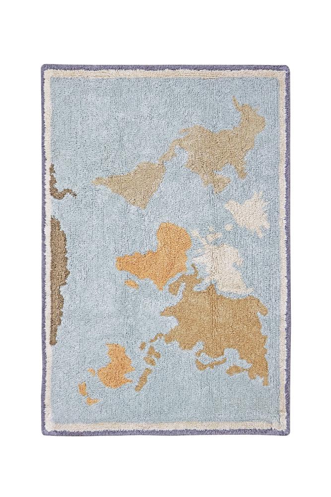lorena canals ALFOMBRA LAVABLE MINI WORLDMAP