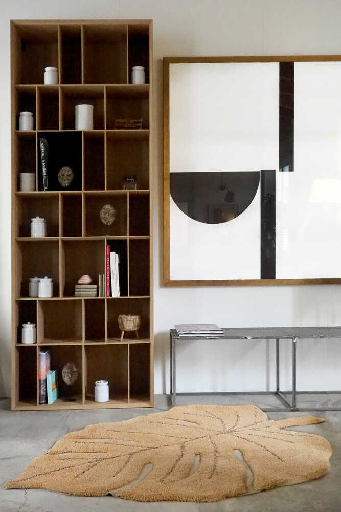 Lorena Canals ALFOMBRA LAVABLE MONSTERA HONEY