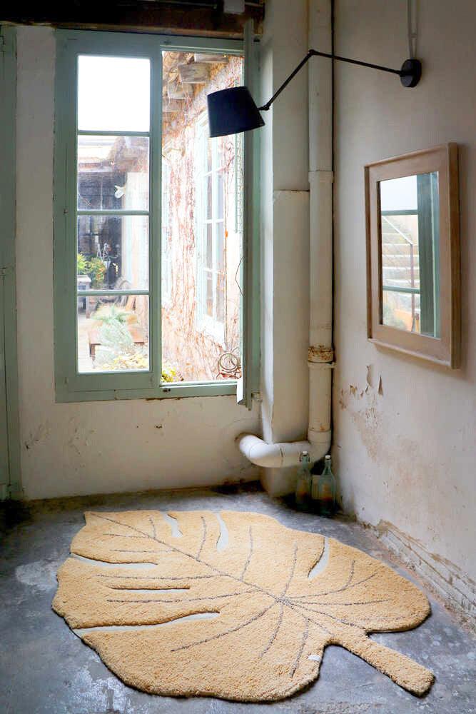 Lorena Canals ALFOMBRA LAVABLE MONSTERA HONEY