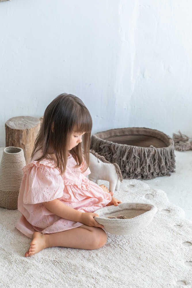 Lorena Canals ALFOMBRA LAVABLE PINE CONE IVORY