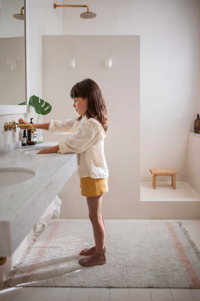 Lorena Canals Alfombra Lavable Plate Rose