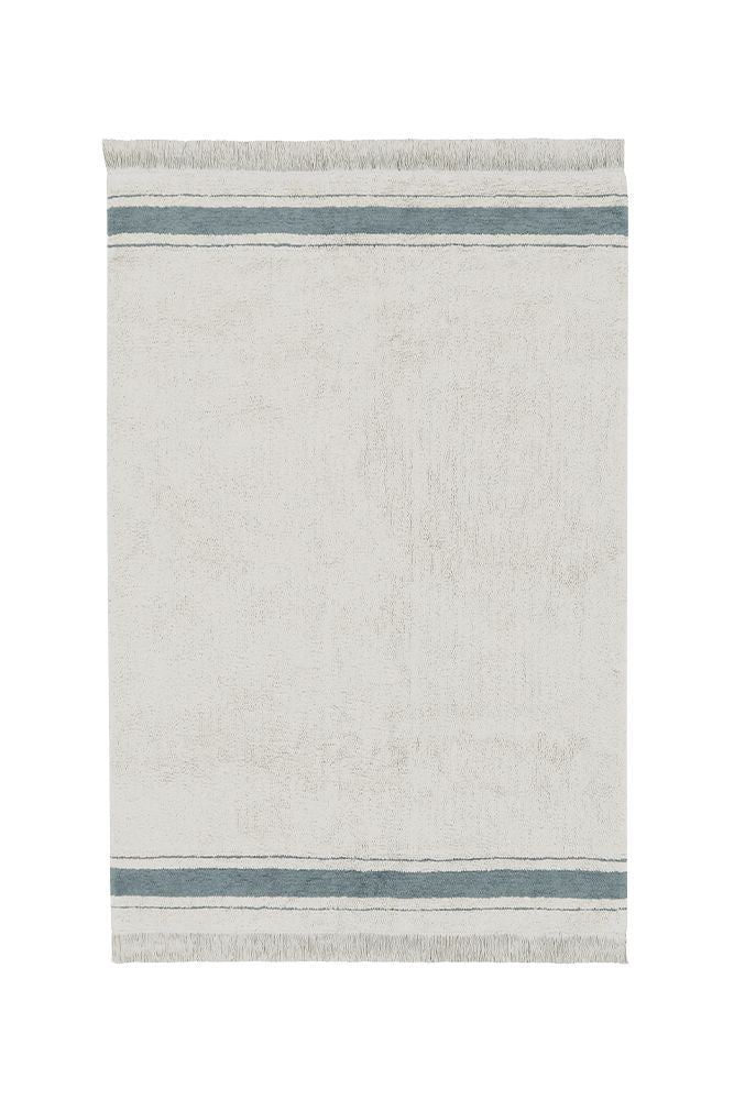 lorena canals Alfombra Lavable Plate Vintage Blue
