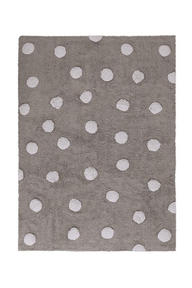 lorena canals ALFOMBRA LAVABLE POLKA DOTS GREY