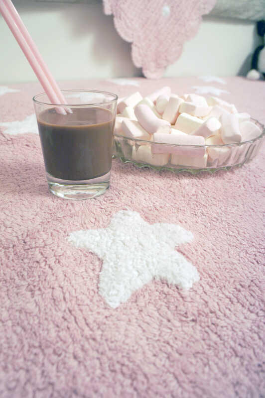 Lorena Canals ALFOMBRA LAVABLE STARS PINK