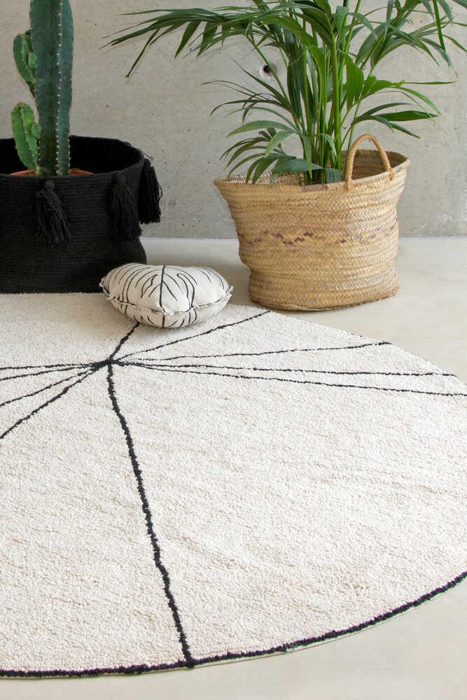 Lorena Canals ALFOMBRA LAVABLE TRACE BEIGE