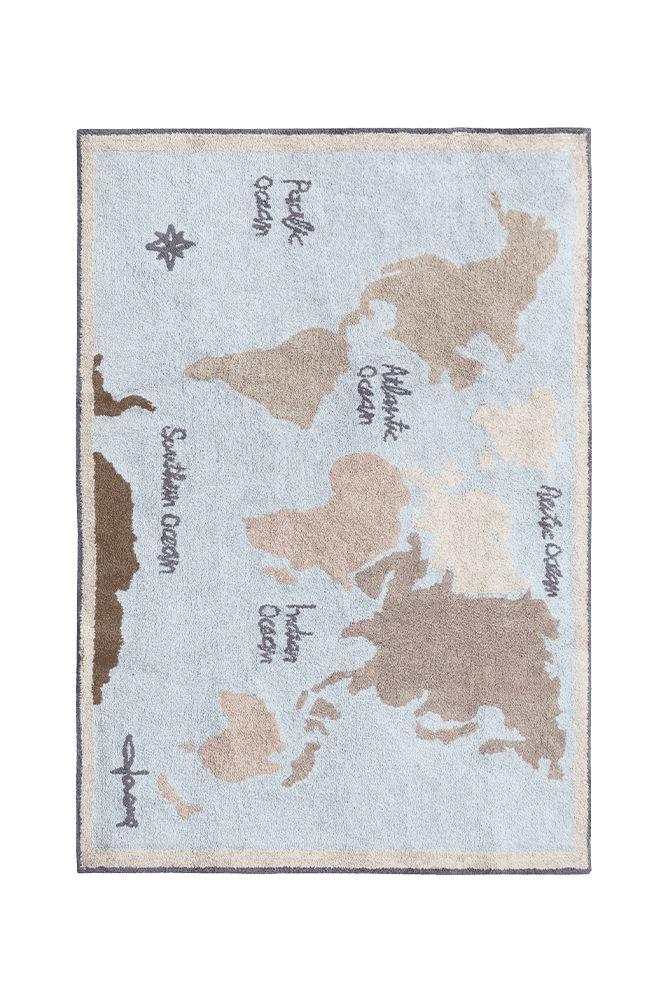 lorena canals ALFOMBRA LAVABLE VINTAGE MAP