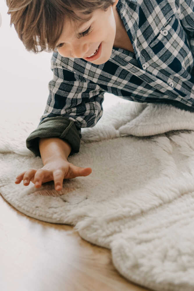 Lorena Canals ALFOMBRA WOOLABLE PINK NOSE SHEEP