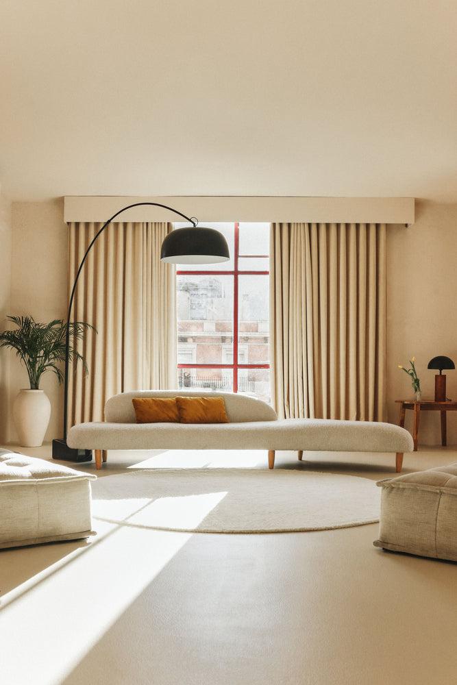 Lorena Canals ALFOMBRA WOOLABLE REDONDA NATURAL