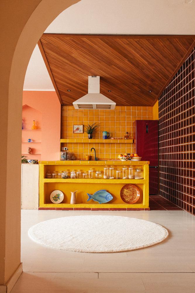 Lorena Canals ALFOMBRA WOOLABLE REDONDA NATURAL