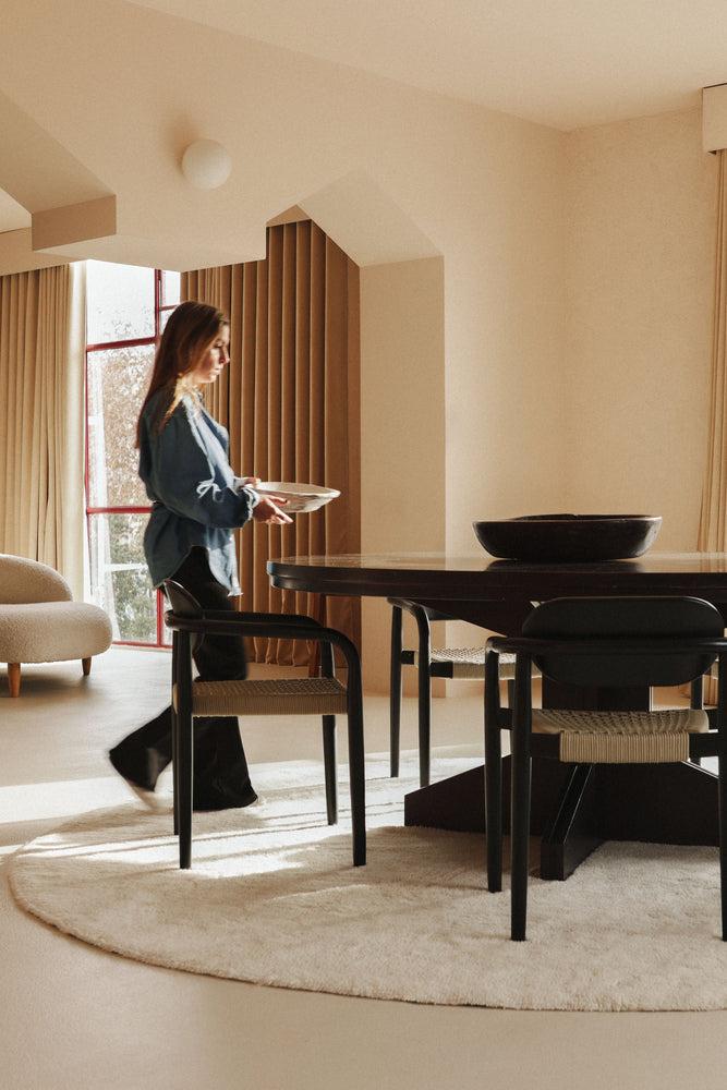 Lorena Canals ALFOMBRA WOOLABLE REDONDA NATURAL