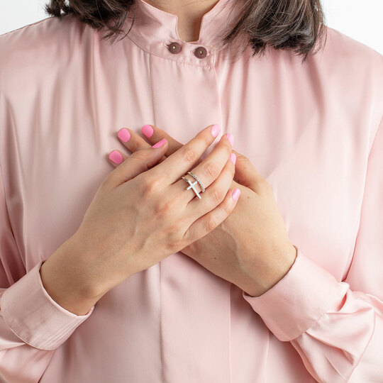 Lotus ANILLO CRUZ LOTUS SILVER TRENDY LP1618-3/1 PLATA MUJER