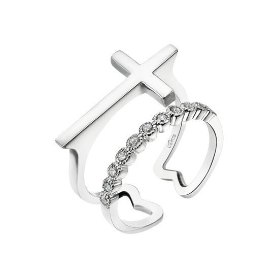 lotus ANILLO CRUZ LOTUS SILVER TRENDY LP1618-3/1 PLATA MUJER