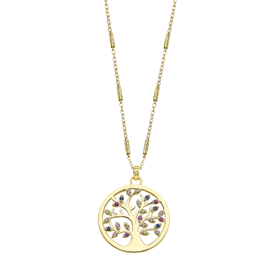 lotus COLLAR ÁRBOL DE LA VIDA LOTUS SILVER TREE OF LIFE LP1890-1/2 PLATA MUJER