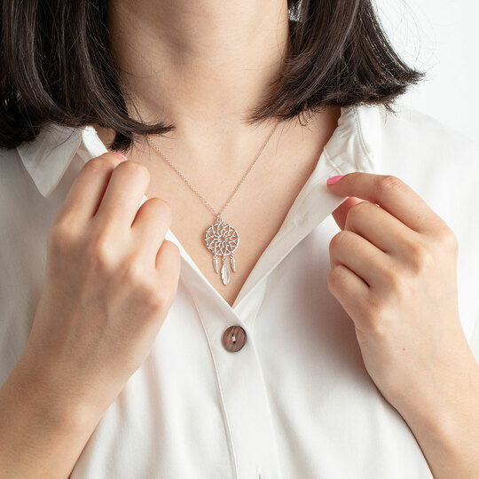 Lotus COLLAR ATRAPASUEÑOS LOTUS SILVER MYSTIC LP1997-1/1 PLATA MUJER