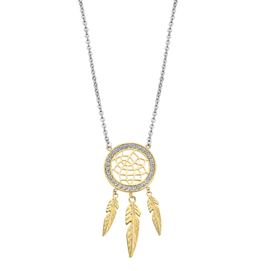 lotus COLLAR ATRAPASUEÑOS LOTUS STYLE LS2185-1/2 ACERO MUJER