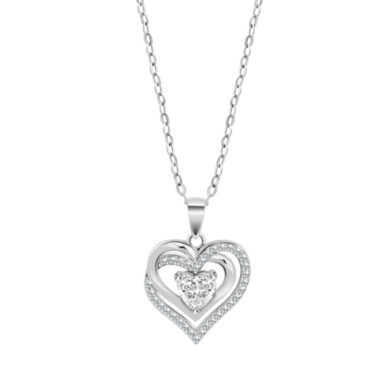 lotus COLLAR CORAZÓN LOTUS SILVER LP3706-1/1 PLATA MUJER