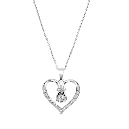 lotus COLLAR CORAZÓN LOTUS SILVER LP3737-1/1 PLATA MUJER