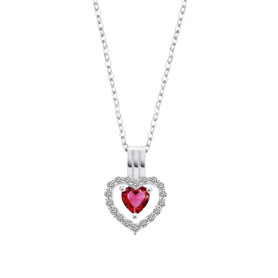 lotus COLLAR CORAZÓN LOTUS SILVER SINFOS LP3555-1/3 PLATA MUJER